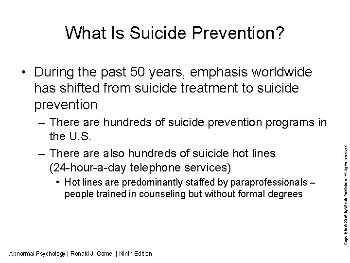 What Is Suicide Prevention? – There are hundreds of suicide prevention programs in the