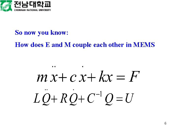 So now you know: How does E and M couple each other in MEMS