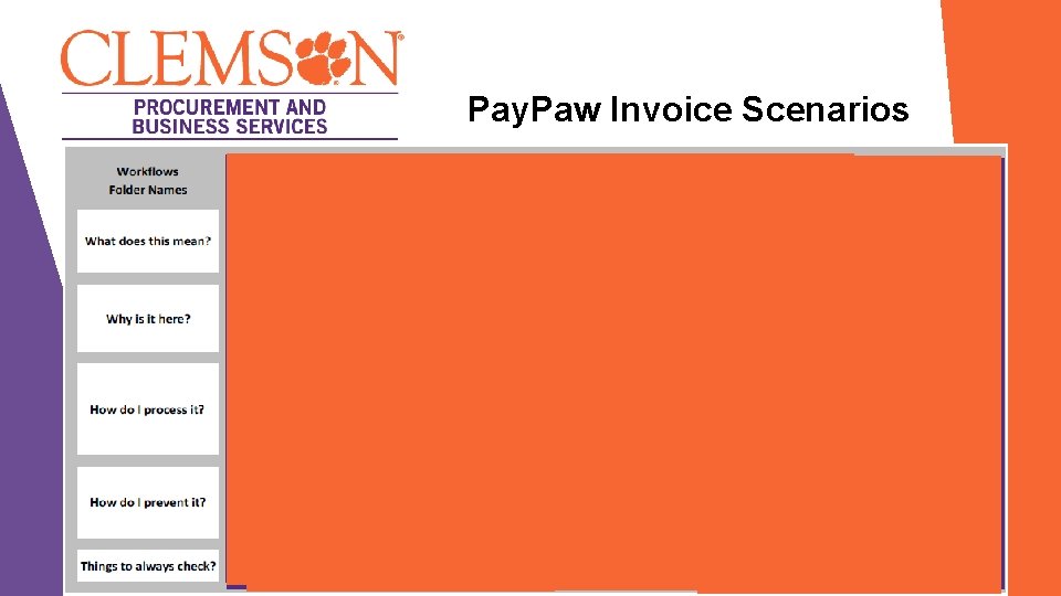 Pay. Paw Invoice Scenarios 