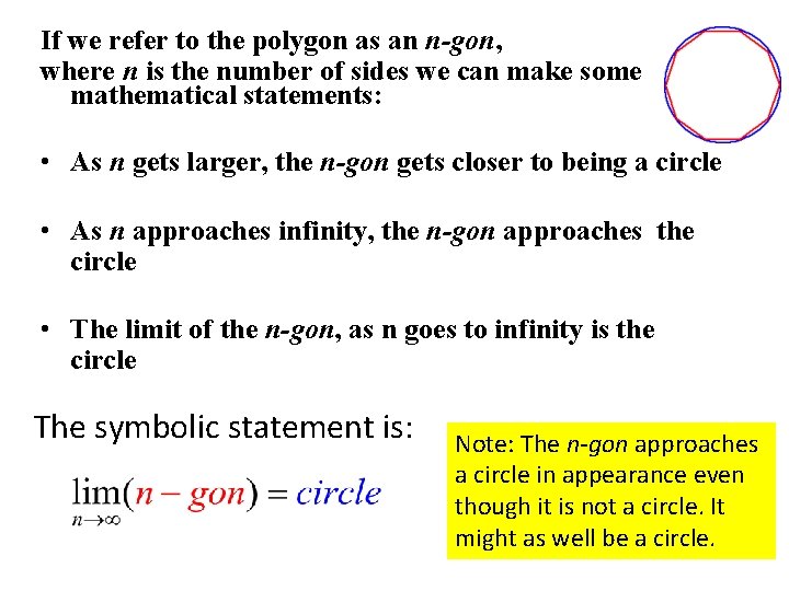 If we refer to the polygon as an n-gon, where n is the number