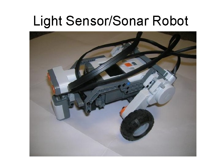 Light Sensor/Sonar Robot 