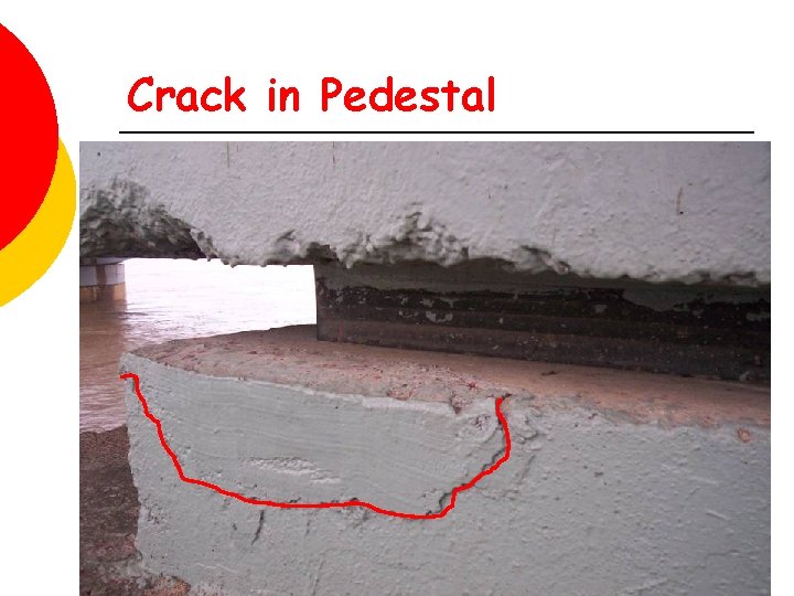 Crack in Pedestal 