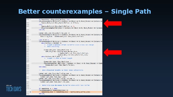 Better counterexamples – Single Path 