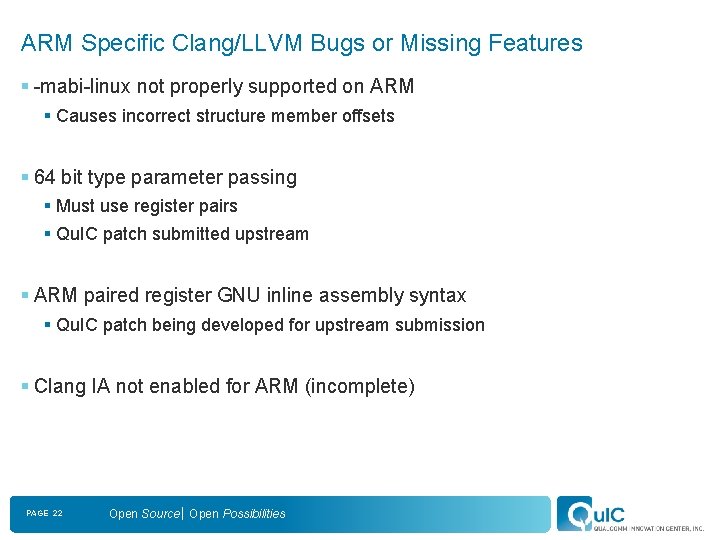 ARM Specific Clang/LLVM Bugs or Missing Features § -mabi-linux not properly supported on ARM