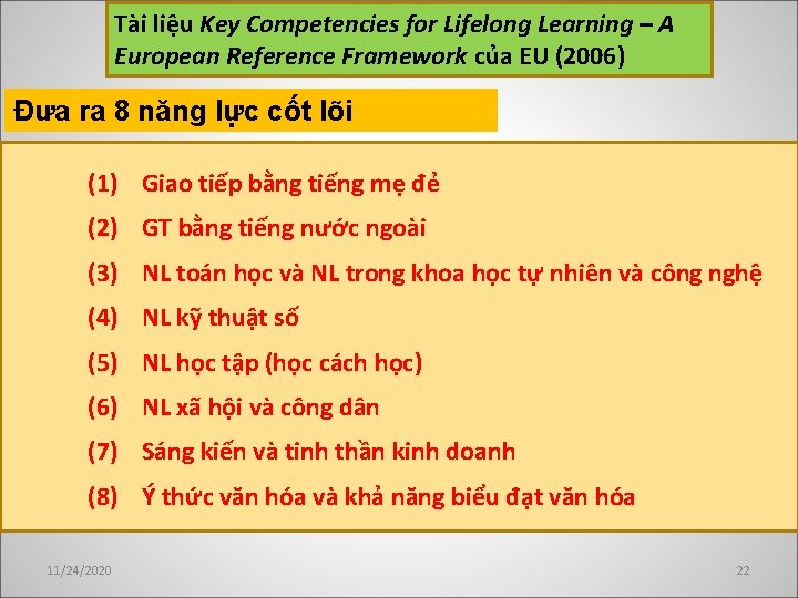 Tài liệu Key Competencies for Lifelong Learning – A European Reference Framework của EU