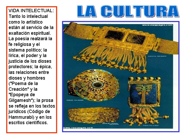 VIDA INTELECTUAL: Tanto lo intelectual como lo artístico están al servicio de la exaltación