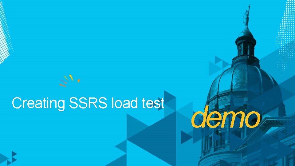 Creating SSRS load test demo 