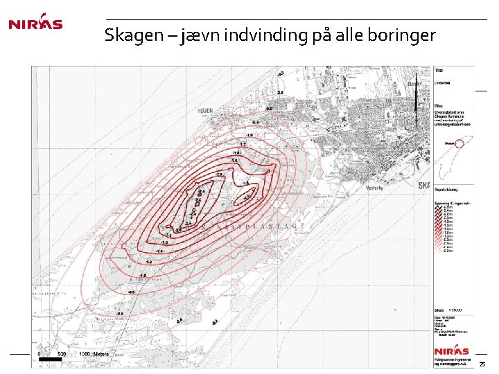 Skagen – jævn indvinding på alle boringer 25 