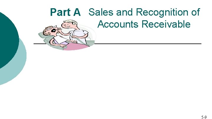 Part A Sales and Recognition of Accounts Receivable 5 -9 