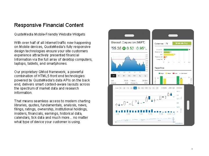 Responsive Financial Content Quote. Media Mobile-Friendly Website Widgets With over half of all Internet
