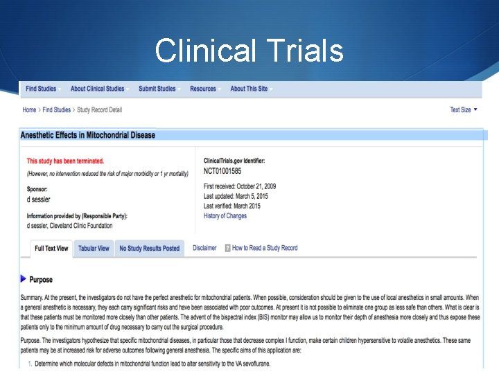Clinical Trials 