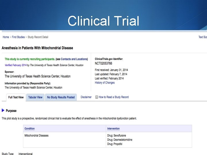 Clinical Trial 
