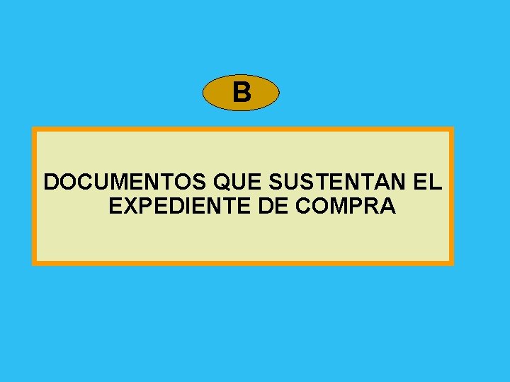 B DOCUMENTOS QUE SUSTENTAN EL EXPEDIENTE DE COMPRA 