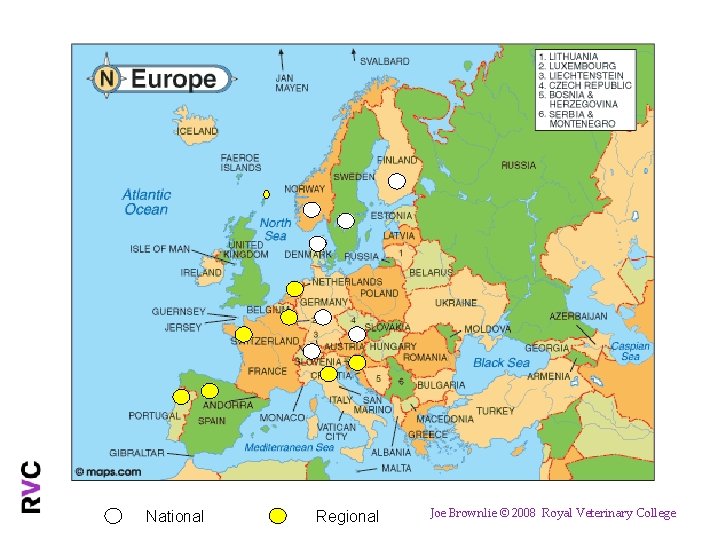 National Regional Joe Brownlie © 2008 Royal Veterinary College 