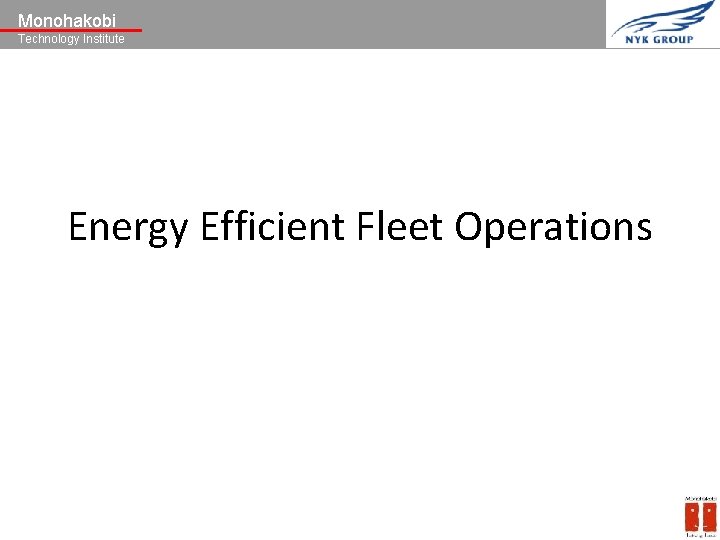 Monohakobi Technology Institute Energy Efficient Fleet Operations 