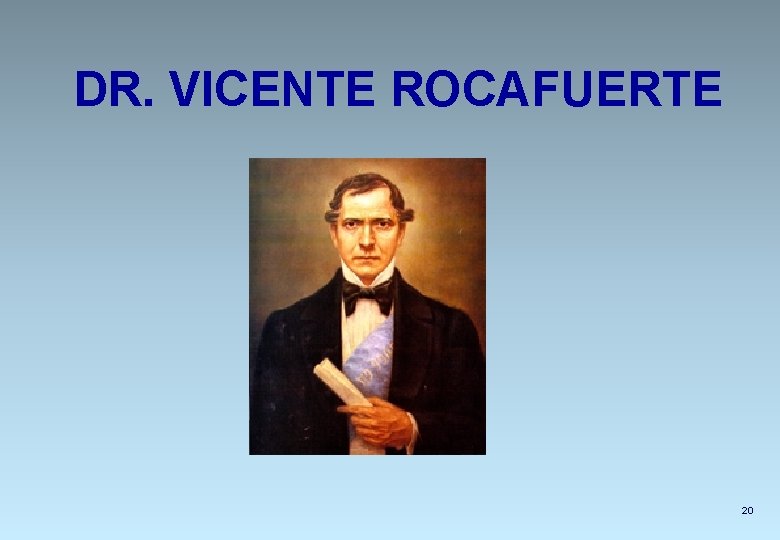 DR. VICENTE ROCAFUERTE 20 