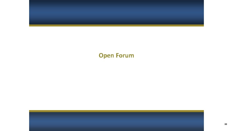 Open Forum 66 
