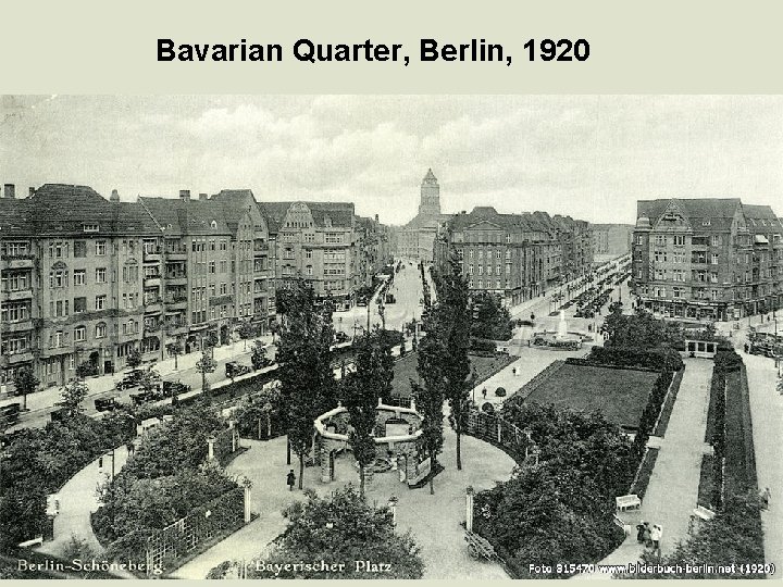 Bavarian Quarter, Berlin, 1920 3 