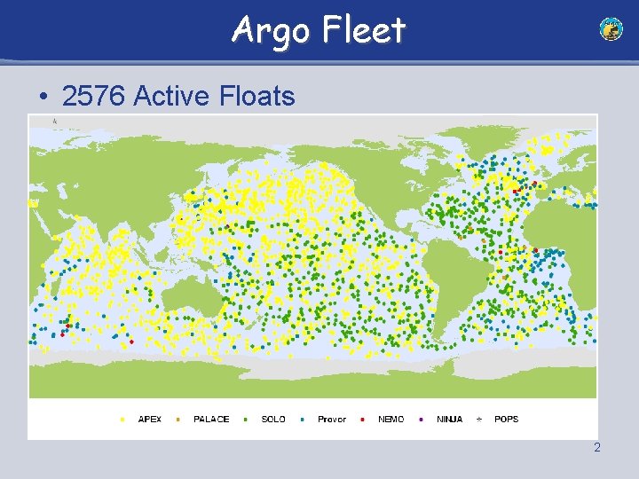 Argo Fleet • 2576 Active Floats 2 