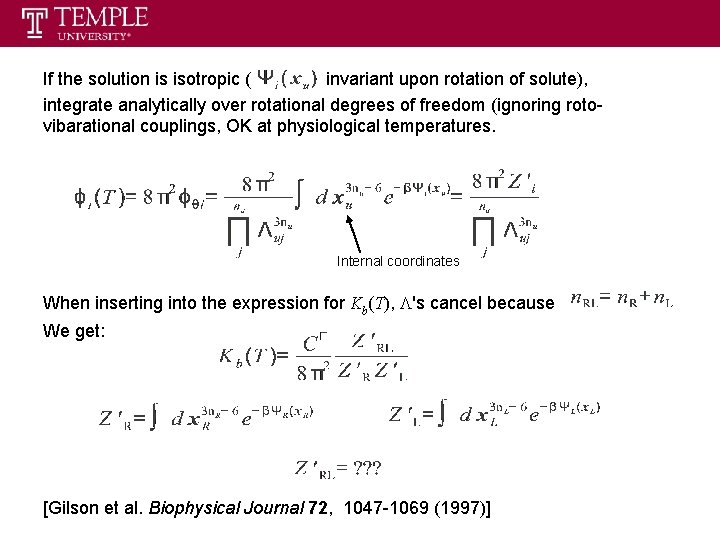 If the solution is isotropic ( invariant upon rotation of solute), integrate analytically over