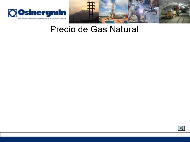 Precio de Gas Natural 