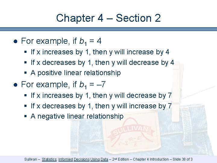 Chapter 4 – Section 2 ● For example, if b 1 = 4 § Chapter 4 – Section 2 ● For example, if b 1 = 4 §