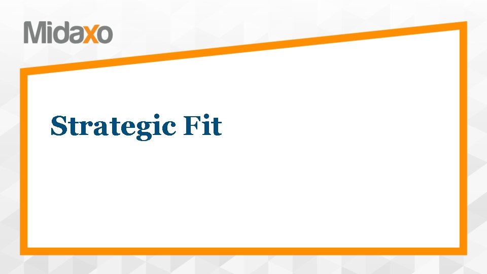 Strategic Fit 