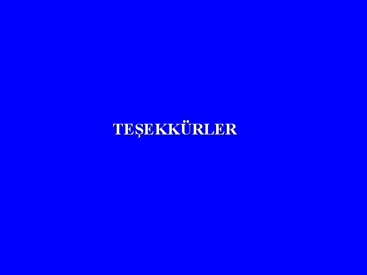 TEŞEKKÜRLER 