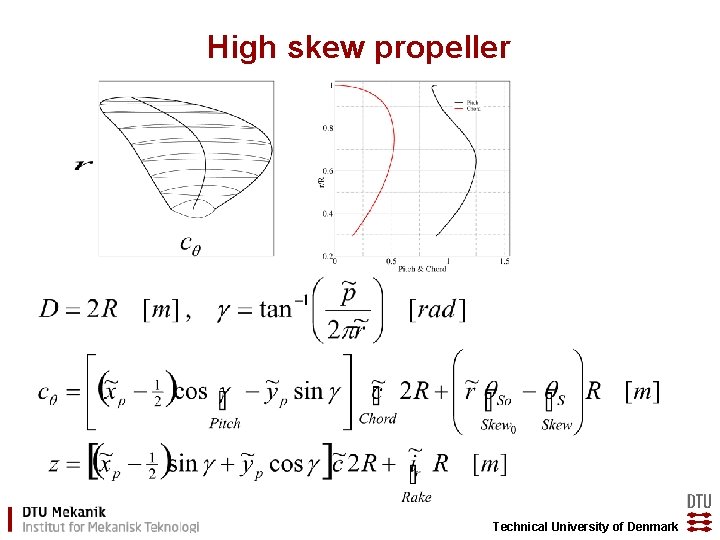 High skew propeller Technical University of Denmark 