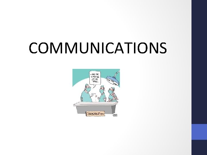 COMMUNICATIONS 