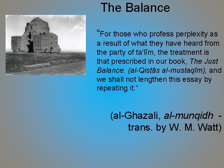 The Balance “For those who profess perplexity as a result of what they have