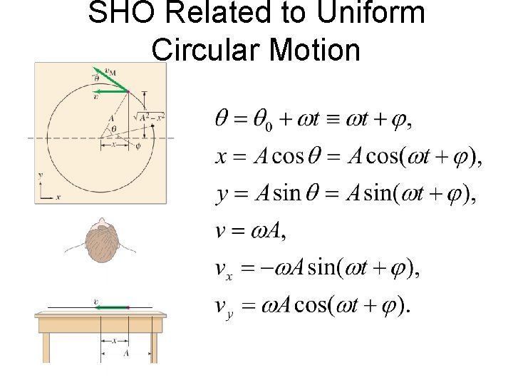 SHO Related to Uniform Circular Motion 
