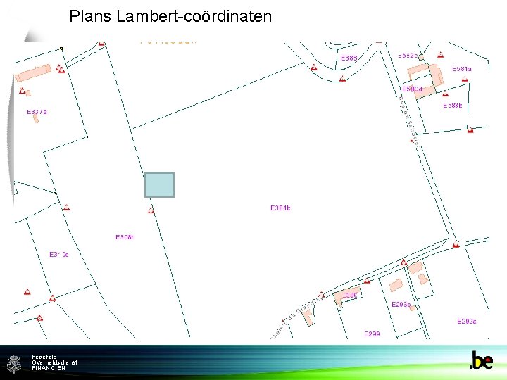 Plans Lambert-coördinaten Federale Federame Overheidsdienst FINANCIEN 