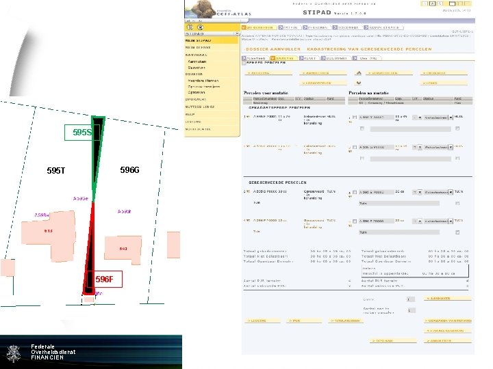 595 S 596 G 595 T 596 F Federale Federame Overheidsdienst FINANCIEN 