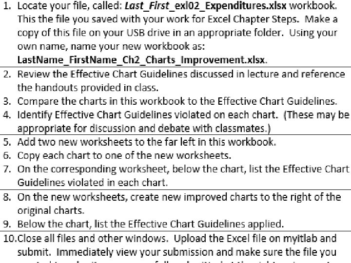 Excel Chapter 2 Chart Improvement Excel Chapter 2 Chart Improvement