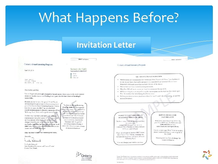 What Happens Before? Invitation Letter 