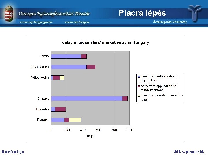 Piacra lépés Biotechnológia 2011. szeptember 30. 