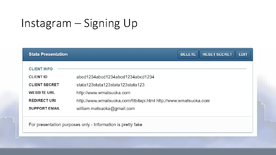 Instagram – Signing Up 