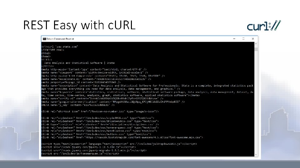 REST Easy with c. URL 