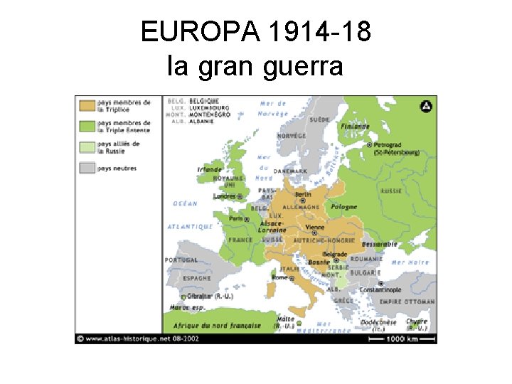 EUROPA 1914 -18 la gran guerra 