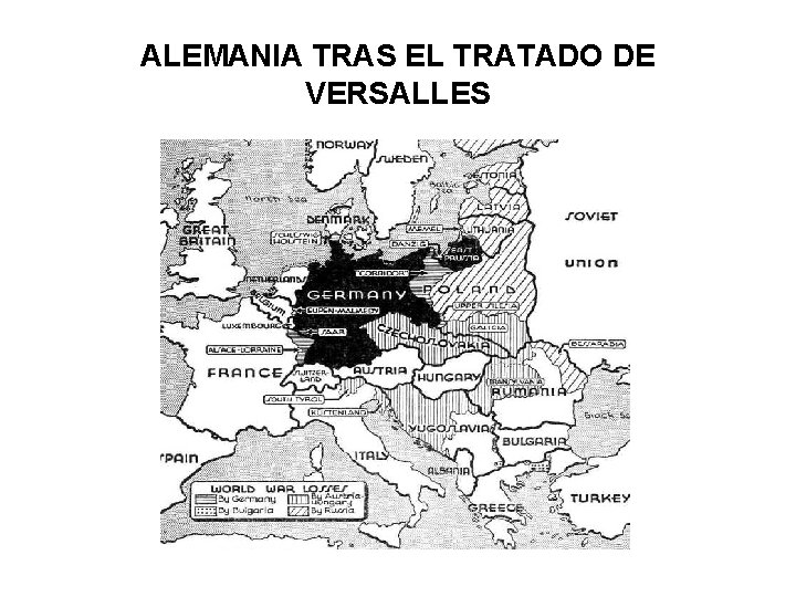 ALEMANIA TRAS EL TRATADO DE VERSALLES 