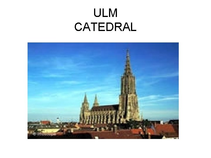 ULM CATEDRAL 