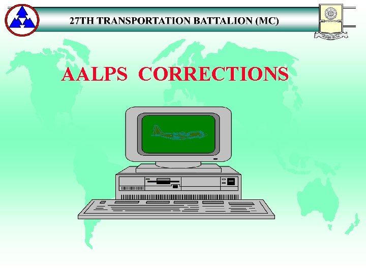 AALPS CORRECTIONS 