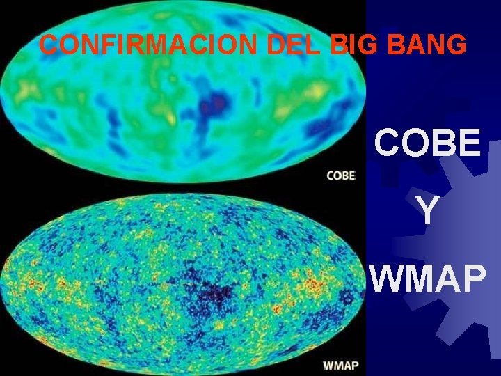 CONFIRMACION DEL BIG BANG COBE Y WMAP 