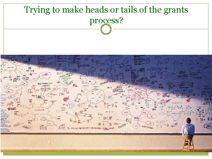 Trying to make heads or tails of the grants process? 