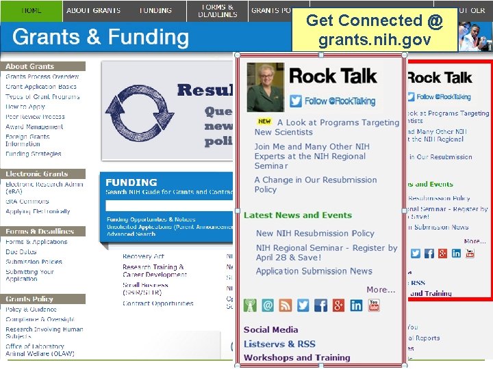 Get Connected @ grants. nih. gov 