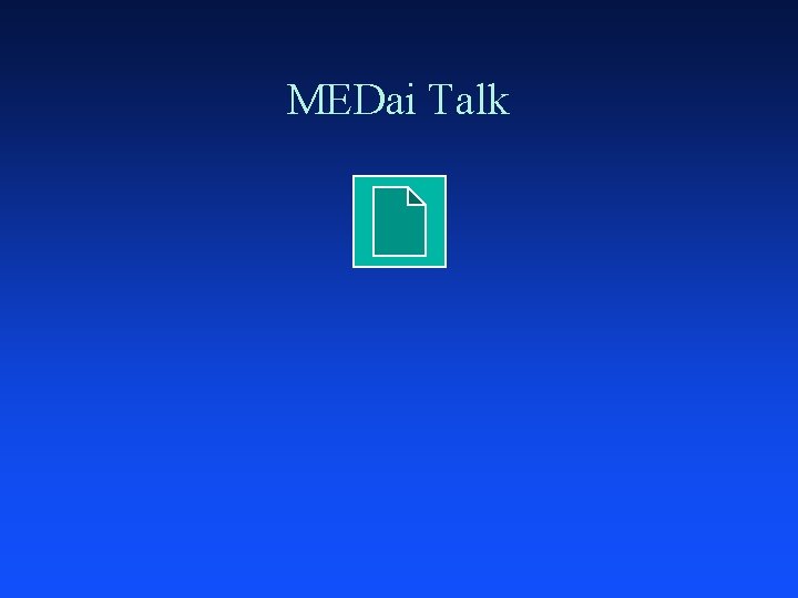 MEDai Talk 