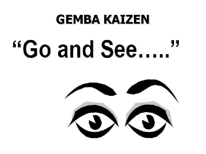 GEMBA KAIZEN 