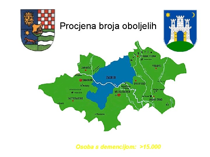 Procjena broja oboljelih Grad Zagreb 798 424 / 1. 100. 000 – šira okolica