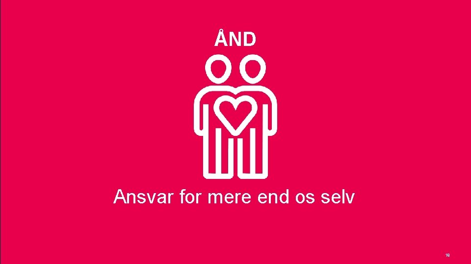 ÅND Ansvar for mere end os selv 19 